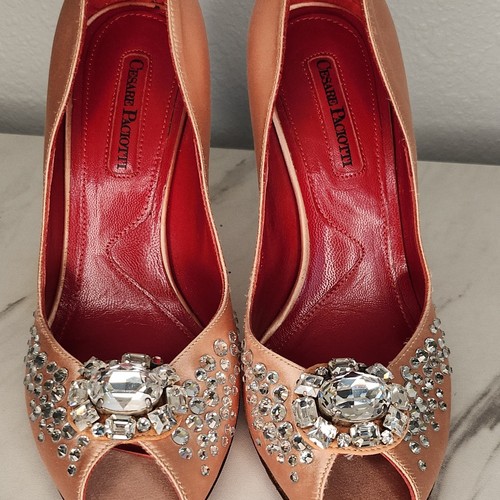 Cesare paciotti peach satin - paciotti,